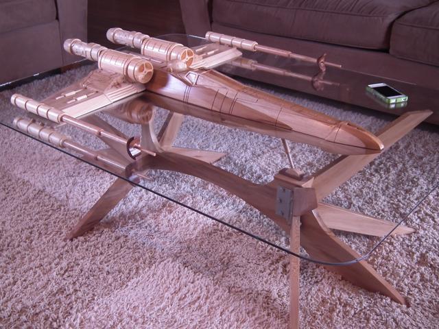 X-Wing Coffee Table, by Barry Shields